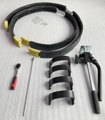 Pneu 20&quot; faixas lisas corridas da segurança para 365/85R20 sistema liso corrido 18 polegadas do pneumático