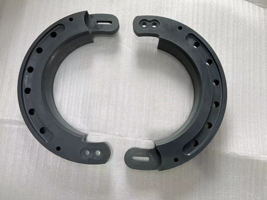 Pneus de corrida inseridos em preto/branco suporte personalizado 14-22,5 polegadas materiais de polímero de grau militar