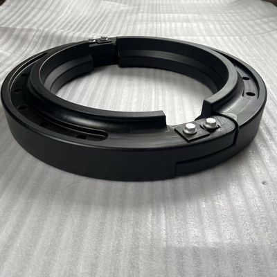 Dimensões personalizadas de rodas planas com materiais de qualidade de engenharia militar de polímeros